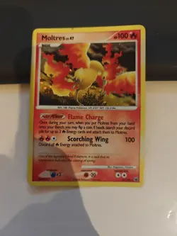 Pokemon TCG | Moltres 10/100 | LP | Holo Rare | Majestic Dawn - Image 1