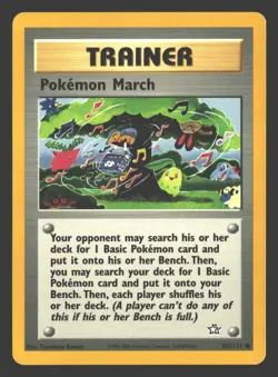 Pokemon March Neo Genesis #102/111 Pokemon - Image 1