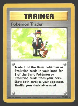 Pokemon Trader Base Set #077/102 Pokemon - Image 1