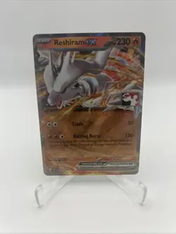 020/086 Reshiram ex Prize Pack Series 8 Stamped Pokemon TCG Play Double Rare - Image 1