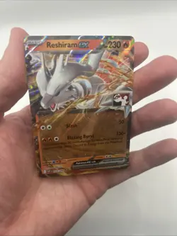 020/086 Reshiram ex Prize Pack Series 8 Stamped Pokemon TCG Play Double Rare - Image 3