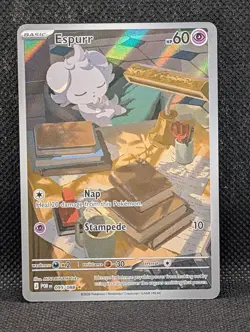 Pokemon TCG Espurr 95/88 Perfect Order Illustration Rare - Image 1