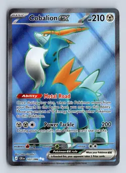 Cobalion ex 103/086 Ultra Rare Chaos Rising Pokemon NM/M - Image 1