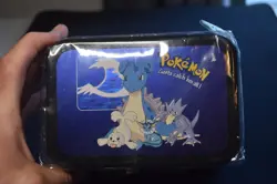 Lapras Sealed 1999 Pokemon Team Rocket Tin Lunch Box Storage Bin Vintage - Image 3