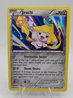 Jirachi 42/108 Holo Rare Roaring Skies Pokemon Holo NM - Image 1