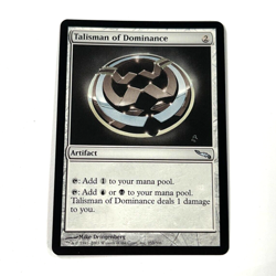 Talisman Of Dominance MTG Mirrodin Magic The Gathering Uncommon Light Play LP - Image 1