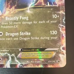Pokemon TCG Salamence EX XY170 XY Promo Holo Basic Dragon 180 HP - Image 3