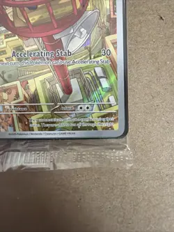 Pokemon SEALED Riolu 010 Black Star Promo Mega Evolution Full Art Holo /Coin TCG - Image 2
