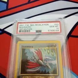 2001 Pokemon Neo Revelation Skarmory #23 1st Edition - Image 3