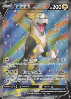 Boltund V 249/264 Ultra Rare Fusion Strike Pokemon Near Mint - Image 1