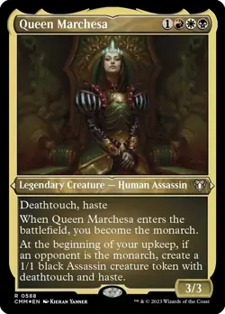 1 x Queen Marchesa - Foil Etched - Commander Masters - NM-Mint - MTG - Image 1