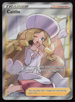 Caitlin 189/198 Full Art Ultra Rare Chilling Reign Pokemon English NM - Image 1