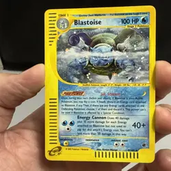Blastoise 004/165 Expedition e-reader 2002 Holo MP Pokemon TCG - Image 2