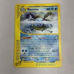Blastoise 004/165 Expedition e-reader 2002 Holo MP Pokemon TCG - Image 5