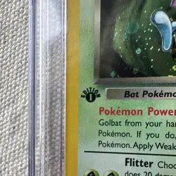 CGC 8.5 Dark Golbat 7/82 1st Edition Holo Team Rocket 2000 Pokemon TCG - Image 2
