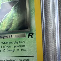 CGC 8.5 Dark Golbat 7/82 1st Edition Holo Team Rocket 2000 Pokemon TCG - Image 3