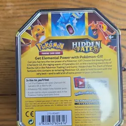 Pokemon TCG Hidden Fates Charizard-GX Tin - 1 Promo Card + 4 Booster Packs - Image 2