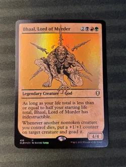 Bhaal, Lord of Murder - Foil - Showcase - Battle for Baldur's Gate - MTG - LP - Image 2