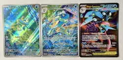 Pokemon Froakie 88 Frogadier 89 Mega Greninja EX 100 -3-Card Set Chaos Rising NM - Image 1