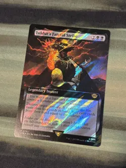 Isildur's Fateful Strike (Extended Art) (Surge Foil) 0767 MTG (LTR) LP - Image 2