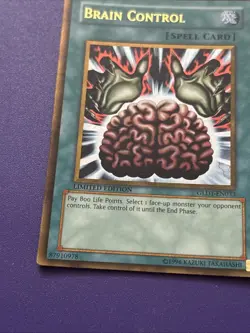 Yu-Gi-Oh! TCG Brain Control Gold Series GLD1-EN033 Gold Rare LP/NM Condition - Image 3