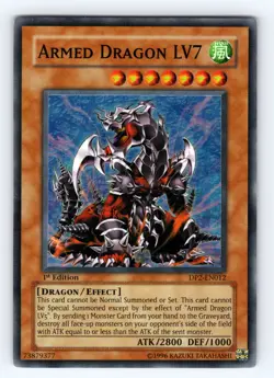 Yugioh Armed Dragon LV7 DP2-EN012 1st Edition Super Rare - NM 💎 - Image 1