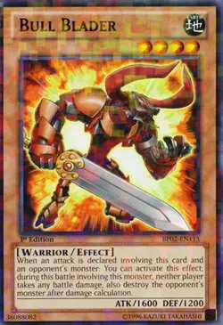 Bull Blader - BP02-EN115 - Mosaic Rare - 1st Edition - Lightly Played - Image 1