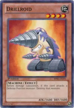 3 x Drillroid - BP01-EN191 - Common - Unlimited Edition Near Mint, English YGO - Image 1