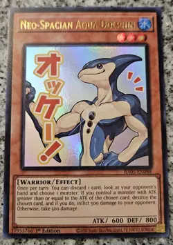 Yugioh Neo-Spacian Aqua Dolphin RA05-EN088 Ultra Rare 1st Edition - Image 1