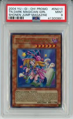 YUGIOH JUMP-EN010 TOON DARK MAGICIAN GIRL ULTRA RARE HOLO PSA 9 MINT #41300991 - Image 1