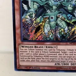 Raiza the Mega Monarch MP15-EN091 Secret Rare 1st Edition NM Yugioh TCG - Image 5