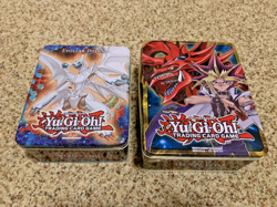 2 Yu-Gi-Oh! Collectible Tin Evolzar Dolka Slifer the Sky Dragon 2012 2016 Empty - Image 1
