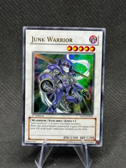 Yu-Gi-Oh! TCG Junk Warrior 5DS1-EN041 1st Edition Ultra Rare - Image 1