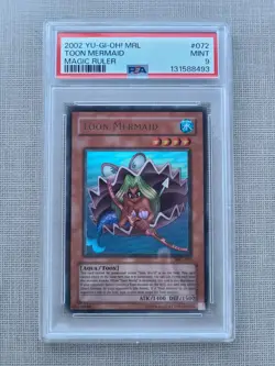 Yu-Gi-Oh! Toon Mermaid MRL-072 PSA 9 - Image 1