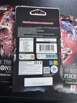 One Piece OP16 The Time Of Battle Sleeved Booster Packs Lot of 12 SEALED / NEW ! - Image 3