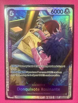 English Donquixote Rosinante SR OP10-072 - Royal Blood - One Piece TCG - Image 1