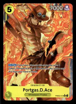 One Piece TCG Premium Booster -The Best- Vol. 2 #PRB02-018 Portgas.D.Ace - Image 1