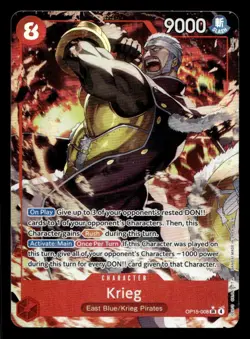One Piece TCG Adventure on Kami's Island #OP15-008 Krieg (OP15-008) (Alt Art) - Image 1