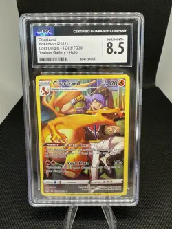 Charizard (TG03/TG30) - CGC 8.5 - 2022 Lost Origin Trainer Gallery Holo -Pokemon - Image 1
