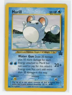 Pokemon TCG - Marill 29 - WOTC Promo - Black Star - Image 1