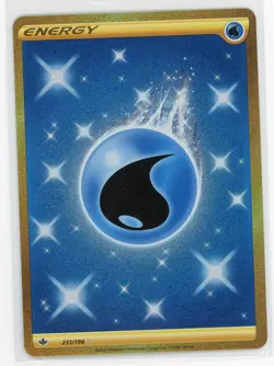 Pokemon TCG - Water Energy 231/198 - Chilling Reign - Hyper Rare - Image 1