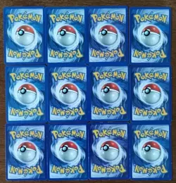 Lot of 12 Vintage Pokemon Cards Water Type TCG Rare Collection See Pictures - Image 3