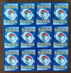 Lot of 12 Vintage Pokemon Cards Water Type TCG Rare Collection See Pictures - Image 4