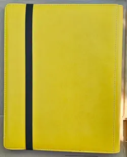 2019 Ultra Pro Yellow Pikachu PRO-Binder, Leather, 9 Pocket Pokemon TCG - Image 2