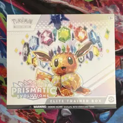 Scarlet & Violet Prismatic Evolutions Elite Trainer Box. Factory Sealed Pokemon - Image 1