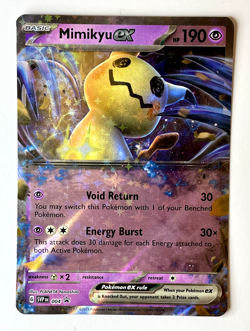 Mimikyu EX SVP 004 Pokemon TCG Scarlet and Violet Black Star Promo Holo 2023 - Image 1