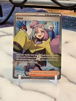 Pokemon TCG Iono 124 Sv: Scarlet & Violet Promo Cards Holo LP - Image 1