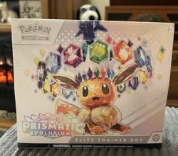 Pokemon Prismatic Evolutions ETB Elite Trainer Box Brand New Factory Sealed - Image 1