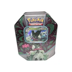 Pokemon TCG Paldea Partners Tin 4 Booster Packs Meowscarada ex - Image 1