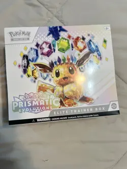 Pokemon TCG Scarlet & Violet Prismatic Evolutions ETB Elite Trainer Box Sealed - Image 1